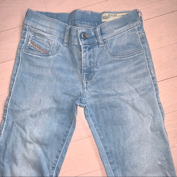 Diesel light blue skinny ankle jeans size 24 - Picture 1 of 4
